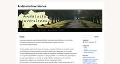 Desktop Screenshot of andaluciainversiones.com
